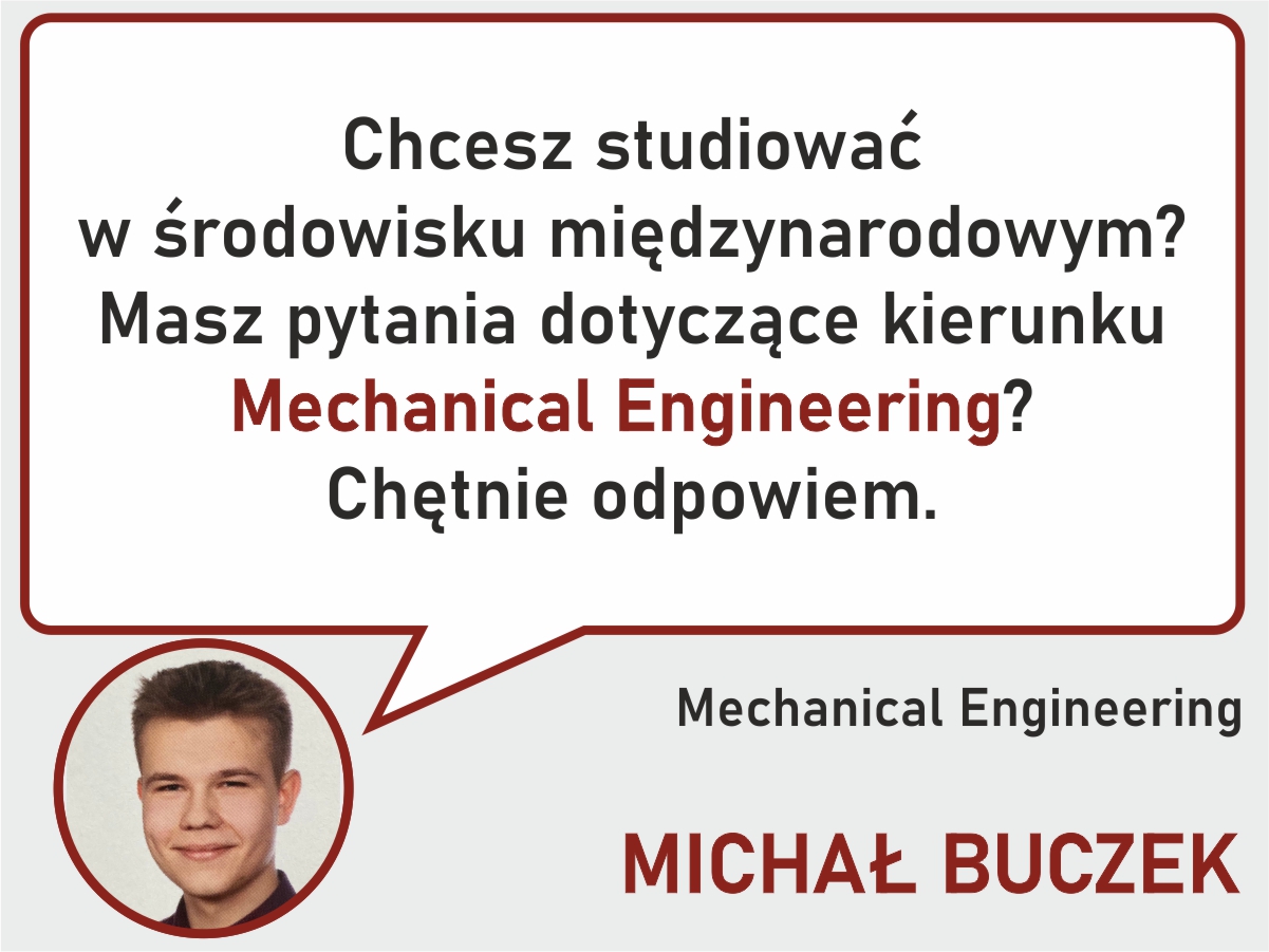 Rekomendacja Mechanical Engineering - zapytaj Michała Buczka