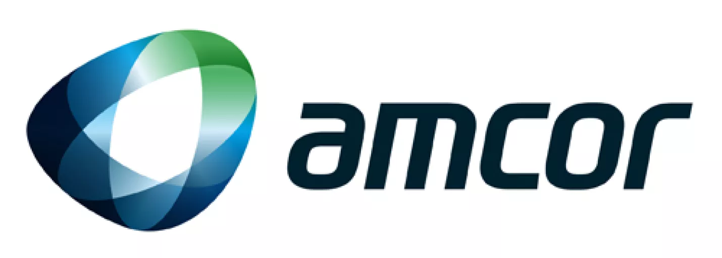 Logo firmy Amcor.