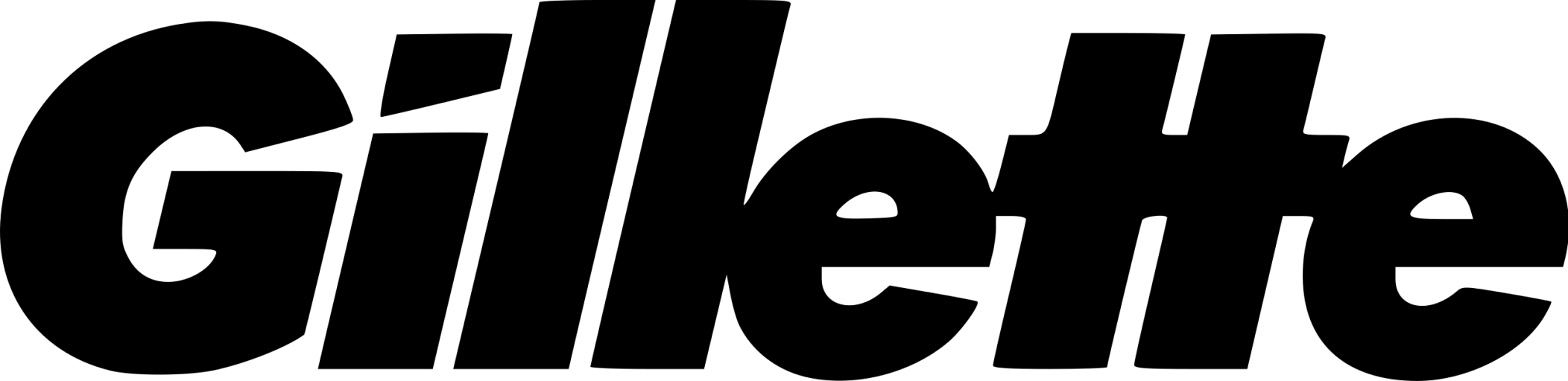 Logo firmy Gillette.