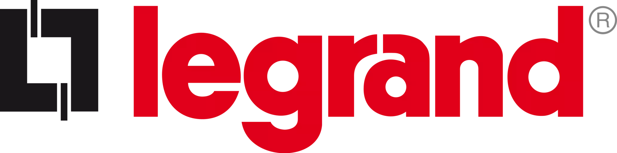 Logo firmy Legrand.