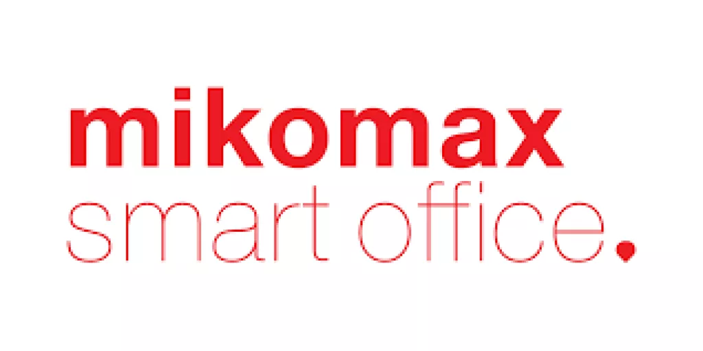 Logo firmy Mikomax.