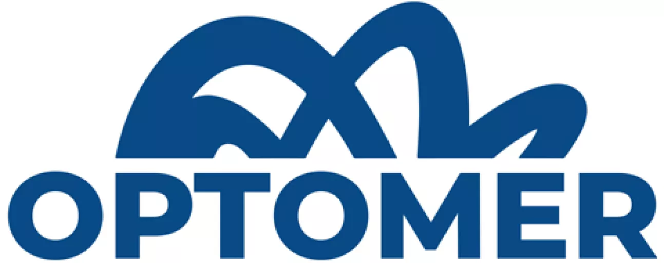 Logo firmy Optomer.