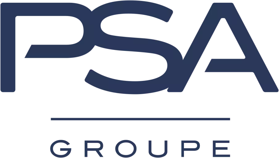 Logo firmy PSA Groupe.