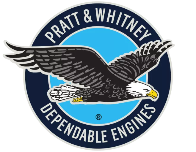 Logo firmy Pratt&Whitney.