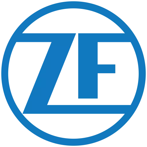 Logo firmy ZF.