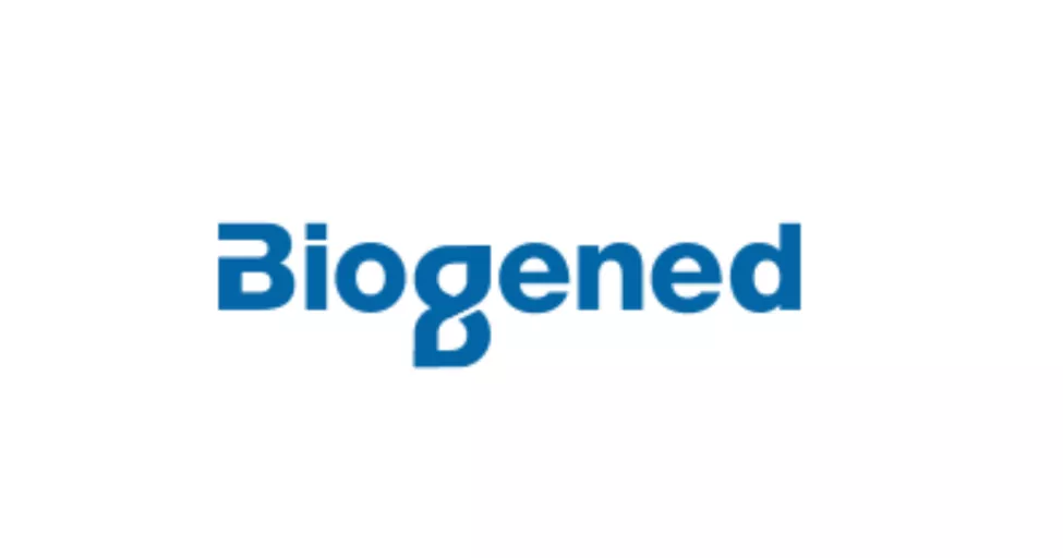 Logo firmy Biogened.