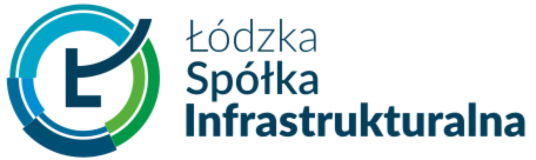 Logo Łódzkiej Spółki Infrastrukturalnej.