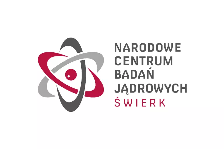 Logo Narodowego Centrum Badań Jądrowych.