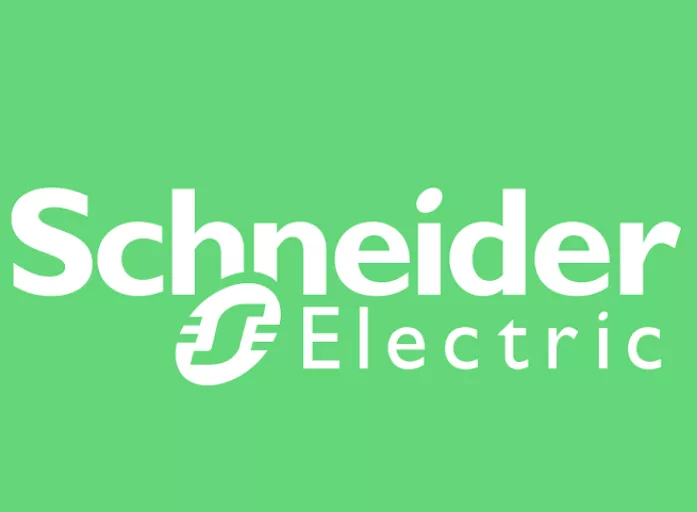 Logo firmy Schneider Electric.