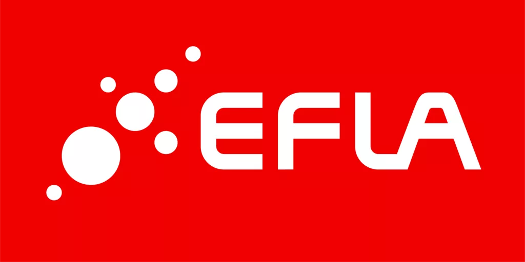 Logo firmy EFLA.