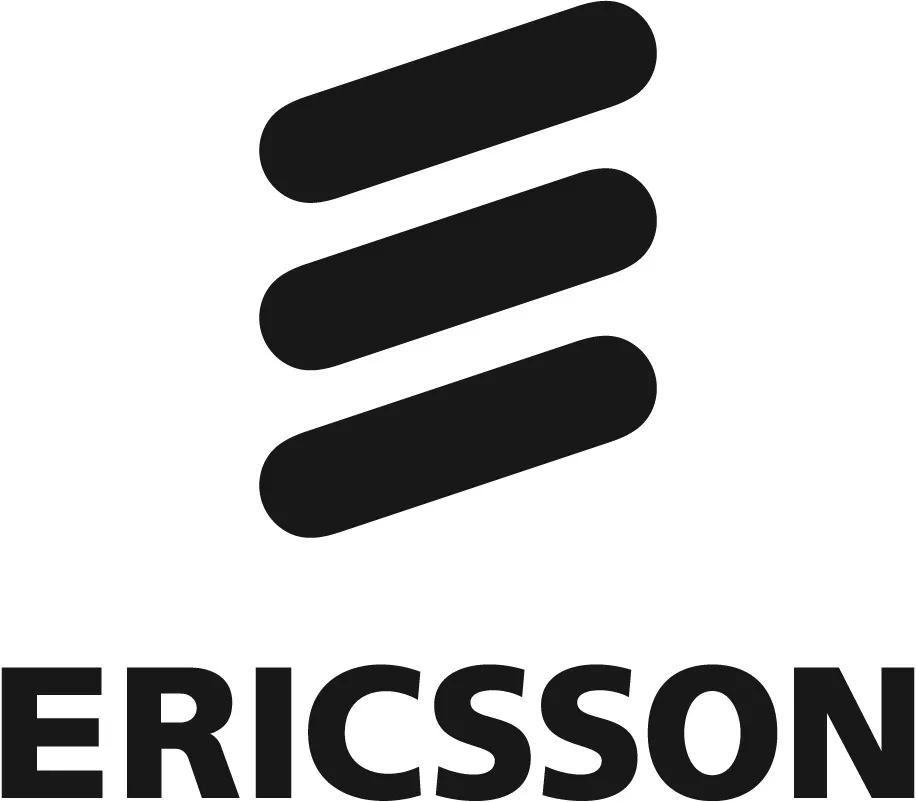 Logo firmy Ericsson.