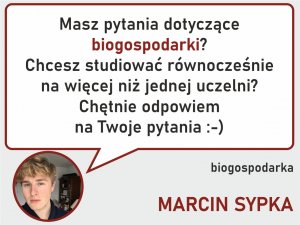Biogospodarka - zapytaj Marcina Sypkę