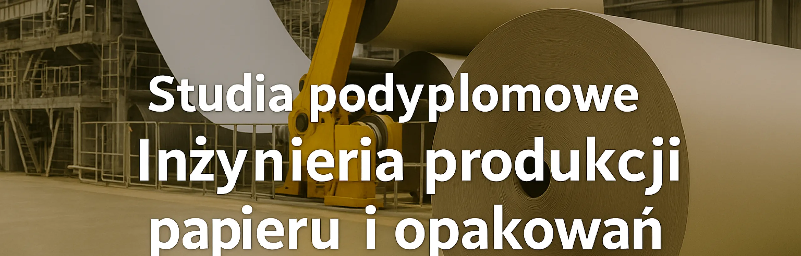Inżynieria produkcji papieru i opakowań_studia podyplomowe